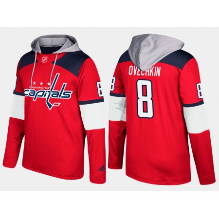 Washington Capitals Alex Ovechkin 8 N001 Pullover Mikiny Hooded - Pánské